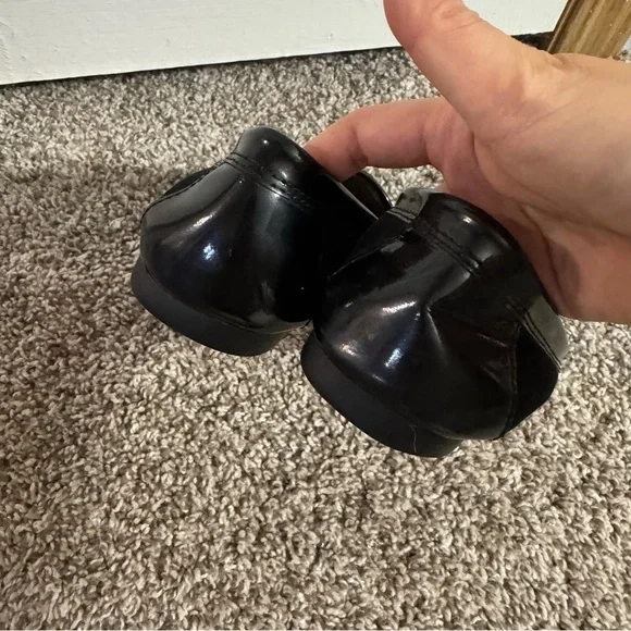 Coach Women's Black Loafers with Silver Accent Size 7 - Picture 7 of 15